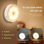 Led Motion Sensor Under Cabinet Closet Night Light Usb Rechargeable Kitchen Lamp