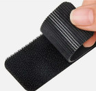 30pcs Self Adhesive Hook Loop Strips Black Heavy Duty Sticky Back Tape Fastener