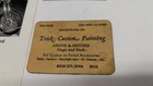 Lot Of Vintage Tom Fugle Biker Chopper Leather Business Card Lot Poster Raffle 