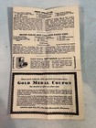 Betty Crocker   s Vtg First Edition    15 Ways To A Man   s Heart    Recipe Foldout 