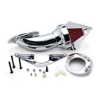 For 99- 2012 Yamaha Roadstar 1600 1700 -chormed Air Cleaner Intake Kit Triangle