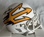 Jordyn Tyson Signed Mini Helmet Beckett Coa Arizona State Sun Devils