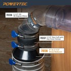 4 Inch To 2 5 Inch Cone Reducer Dust Collection Hose Connector Fitting