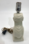 Retro Mod Art Deco Lamp Mid Century Antique Wave Scroll Vintage Cream Color