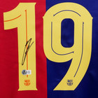 Lamine Yamal Signed Fc Barcelona Home Soccer Jersey  19 With Beckett Coa