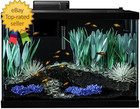 Colorfusion Aquarium 20 Gallon Fish Tank Kit  Includes Led Lighting And Decor
