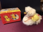 Vintage Japanese Tin Toy Dora Duck Wind Up With Original Box