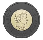 2022 Canada Black Ring Solemn Toonie  2 Commemorates Queen  - From Roll
