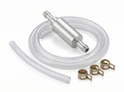 2 Set Universal One Way Brake Bleeder Kit Check Valve With Clear Hose   Clamps