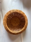Vintage Boho Woven Basket Wall Decor Set Of 5