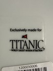 White Star Line Titanic 2nd Class Dinner Plate Replica 8    Blue White Souvenir