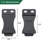 2-pack 1 75 Inch Holster Clip For Iwb   Owb Sheath  Kydex Holster   Knife She   
