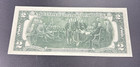1976  2 Two Dollar Bicentennial Bill Brookyln Ny Postmarked  no Stamp  Unc  105