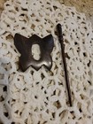 Hand Crafted India Wooden Shawl hair Pin Knitting Surina Wooden Butterfly New