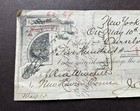 19th Century Canceled First National Bank Check  1889