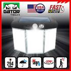 Solar Power 294 Led Pir Motion Sensor Outdoor Security Garden Wall Lamp Light