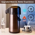 Upgraded Airpot Coffee Bottle Equipped With Dual Pump Water Dispenser