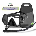 Wacool Professional Snorkeling Snorkel Diving Scuba Package Set With Anti-fog