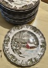 Johnson Bros The Friendly Village Dinner Plate 10    The Schoolhouse 15 Available