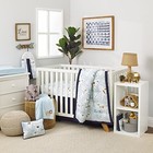  Dreamer Little Explorer World Map 8 Piece Nursery Crib Bedding Set  Navy 