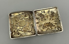 Antique Chinese Silver Cigarette Case C1900 102g Ailzx