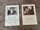 Vintage Singer Sewing Library  slip Case With 4 Soft Cover Volumes   Late 1920   s