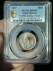 Great Britain 1 Shilling 1887 Ms64 Nice Tone Pcgs