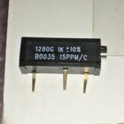  2 Piece Lot  Y00561k00000k0l  1280g-1k-10   Trimmer 1k Ohm 0 75w Pc Pin Side