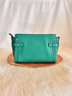 Nwt Authentic Coach Signature Swagger Wristlet Handbag Crossbody Bag Green  275