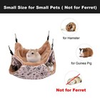 Small Pet Hanging Bunkbed Warm Hammock Bed Cage Accessories Bedding Hideout P   