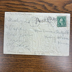 Antique Happy New Year Holiday Postcard Embossed Early 1900s Angels Embossed