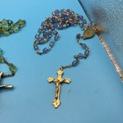 Vintage Rosary  Beads Catholic Christian Lot Of 3  