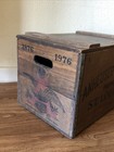 Vintage Budweiser Wooden Crate Box Centennial 1876-1976 Anheuser-busch Beer B1