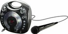 New Gpx J097b Cd g Led Portable Microphone Karaoke Party Machine System Boombox