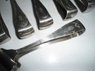 Vtg  11 Silverplate Asparagus Tongs  Art Nouveau