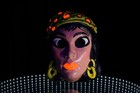 Gypsy Mask     Vintage Halloween    Ben Cooper     College Humor     Costume Accessory