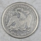 1871-p Seated Liberty Silver Dollar - 90  Silver - Circulated - Free Shipping 