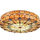 Vintage Ceiling Light Hand-made Colorful Chandelier Flush Mount Lighting Fixture