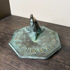 Brass Peacock Sundial Garden Rome 2360 Verdigris Patina 5346