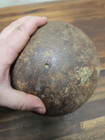 Huge Antique 54 Lb Cannon Ball - Unknown Age Estate Find