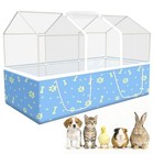 Rabbit Cage  48  X 24  Large Pet Playpen Enclosure For Small Animal- Guinea
