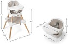 5-in-1 High Chair For Baby   Toddler - Convertible Baby Dining Seat - Portable