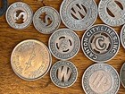 Lot Of 95 vintage Various Bus Company Transit And Other Older Tokens