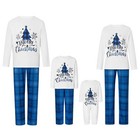 Christmas Family Matching Pajamas Sets Christmas Pj s Letter Print Top And Pl   