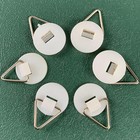 100x Adhesive Plate Hangers For Wall Disc Hanger Invisible Picture Holder Set