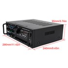 Bluetooth 5 0 Hifi Power Amplifier 2000w Stereo Karaoke Fm Usb Eq Aux Sunbuck E