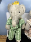 Vintage Babar   Celeste Plush Set Elephant Stuffed Animals Eden Toys No Tags
