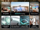 Rv Air Conditioner Ducted   Non-ducted 18k Btu Cooling Rooftop Rv Ac Alexa Wifi