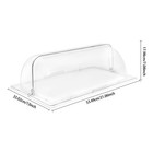 6 Pcs Clear Chafing Dish Covers Clear Roll Top Food Plate Lid 21 06 13 7 08in