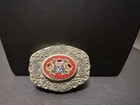 Vintage Italian Oval Micro Mosaic Pill Box Made In Italy Silver Tone